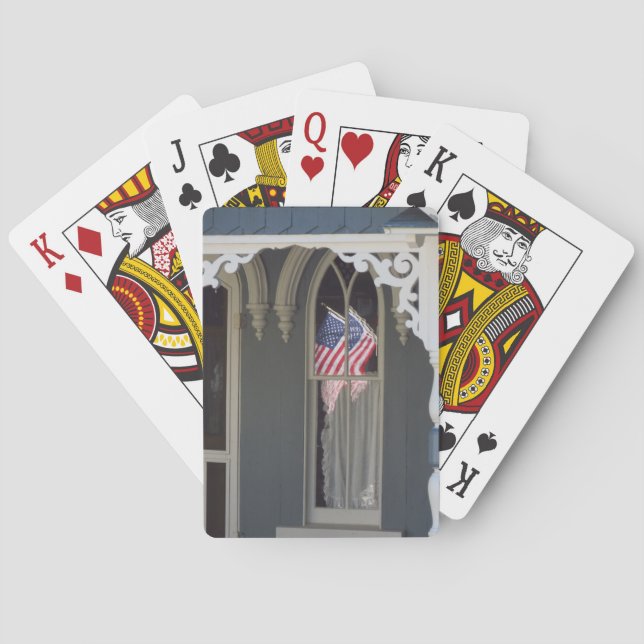 Baraja De Cartas Reflexiones de la bandera - Viñedo de Martha (Reverso)