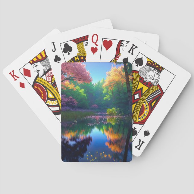 Baraja De Cartas Reflexiones sobre el encantador bosque (Reverso)