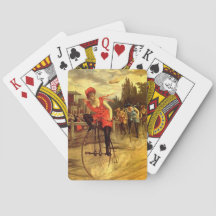 Regalo antiguo de la cubierta de la bicicleta de