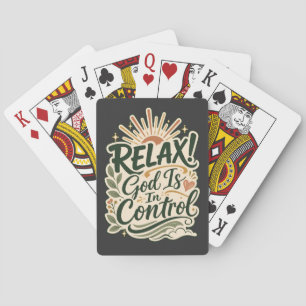 Baraja De Cartas Regalo Cristiano Dios Está En Control Basado En La