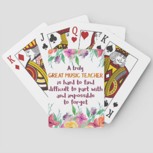 Baraja De Cartas Regalo de Apreciación de la Decoración del Maestro