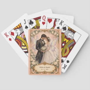 Baraja De Cartas Regalo de Boda Novia y Novio Hada Personalizado