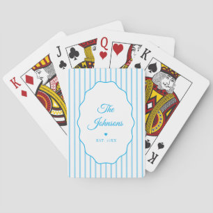 Baraja De Cartas Regalo de compromiso de pareja de boda con raya pe