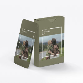 Baraja De Cartas Regalo de Día de la Madre fotográfico personalizad