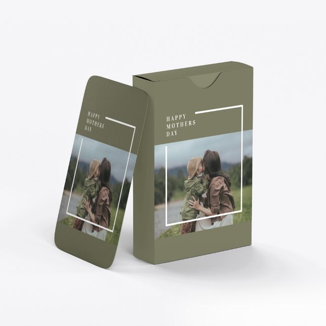 Baraja De Cartas Regalo de Día de la Madre fotográfico personalizad (Subido por el creador)