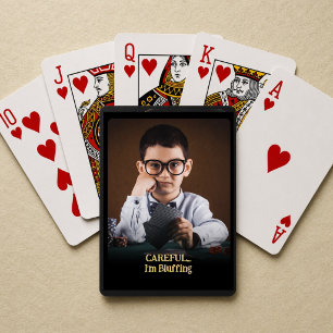 Baraja De Cartas Regalo de foto divertido niño cuidadoso Estoy faro