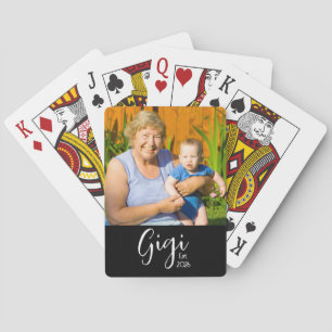 Baraja De Cartas Regalo de foto establecido de Gigi