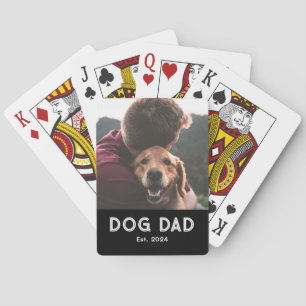 Baraja De Cartas Regalo de foto establecido para Papá Perro