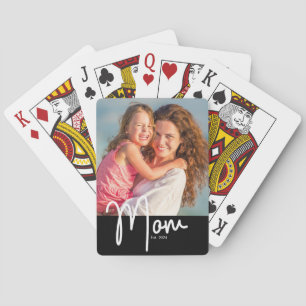 Baraja De Cartas Regalo de foto para mamá Est.
