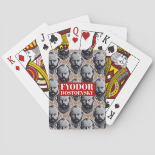 Baraja De Cartas Regalo de Fyodor Dostoevsky Retrato papá