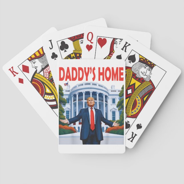 Baraja De Cartas Regalo de la Casa Blanca de Trump (Reverso)