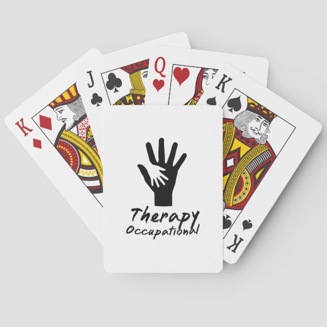 Baraja De Cartas Regalo de la terapia profesional para OT (Reverso)
