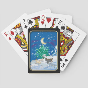 Baraja De Cartas Regalo de la Vieja Bicicleta de Cabra® Jugando