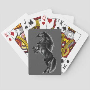 Baraja De Cartas Regalo de las tarjetas de juego de caballos salvaj