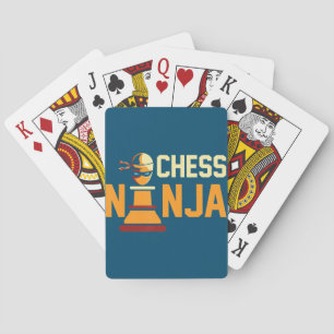 Baraja De Cartas Regalo de los aficionados al ajedrez Ninja de Guay