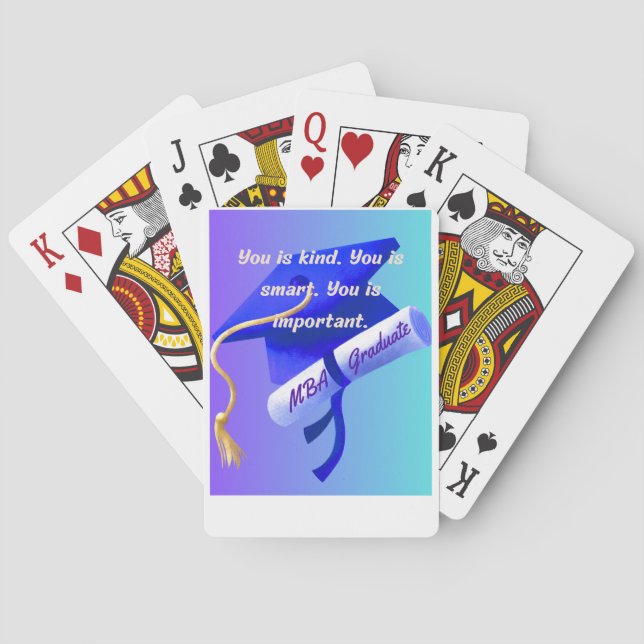 Baraja De Cartas Regalo de MBA (Reverso)