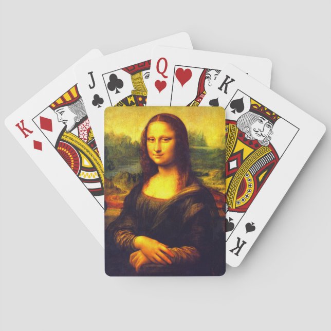 Baraja De Cartas Regalo de Mona Lisa (Reverso)