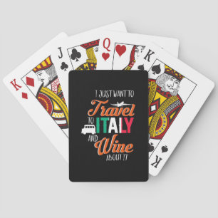 Baraja De Cartas Regalo de Navidad Viaja a Italia y disfruta del