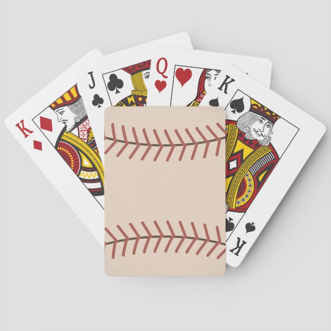 Baraja De Cartas Regalo de tarjetas de juego de béisbol de época (Reverso)