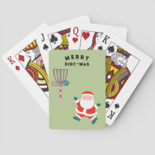 Baraja De Cartas Regalo de vacaciones de Disc Golf
