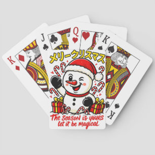 Baraja De Cartas Regalo mágico de caramelo de Navidad
