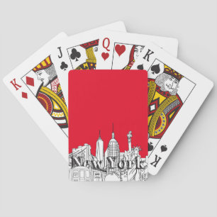 Baraja De Cartas Regalo NYE New York de Souvenirs Vacation Souvenir