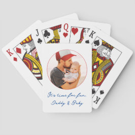 Baraja De Cartas Regalo Personalizado de Fotos y Nombres para Papá 