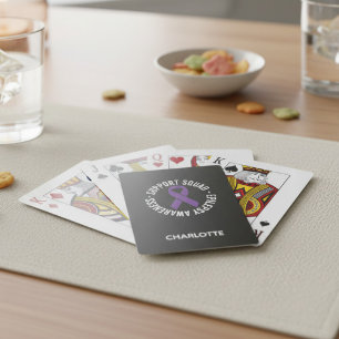 Baraja De Cartas Regalo personalizado del equipo de apoyo a la epil