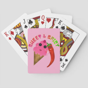 Baraja De Cartas Regalo personalizado Helado y Pimiento Dulce