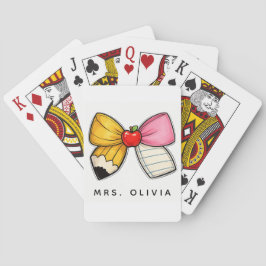 Baraja De Cartas Regalo Personalizado para Maestros | Maestro Perso