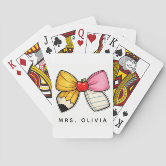 Baraja De Cartas Regalo Personalizado para Maestros | Maestro Perso