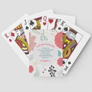 Baraja De Cartas REGALO - Poemas de la abuela de los nietos - PERSO