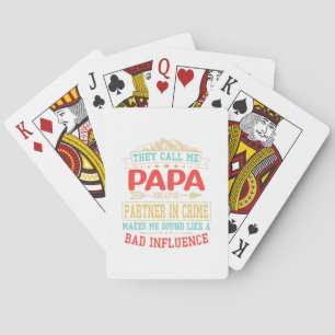 Baraja De Cartas Regalo por el Día del Padre - me llaman "pap" de m