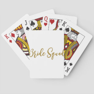 Baraja De Cartas regalo simple minimalista para dama de honor con t