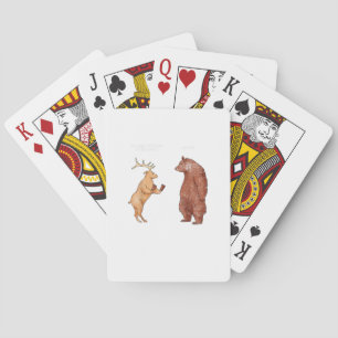 Baraja De Cartas Regalos con frases divertidas de Osos Manos Oh Cie