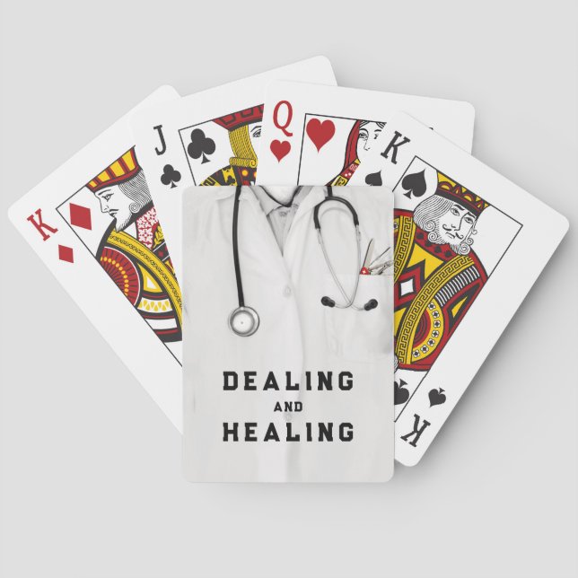 Baraja De Cartas Regalos de Agradecimiento a Médicos (Reverso)