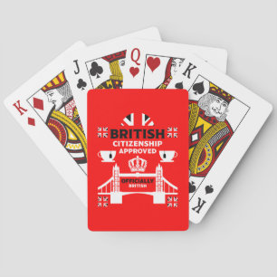 Baraja De Cartas Regalos de ciudadanía británica