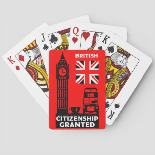 Baraja De Cartas Regalos de ciudadanía británica