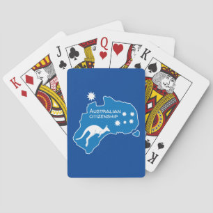 Baraja De Cartas Regalos de Fiesta de ciudadanía australiano