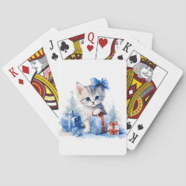 Baraja De Cartas Regalos de gatitos y navidades