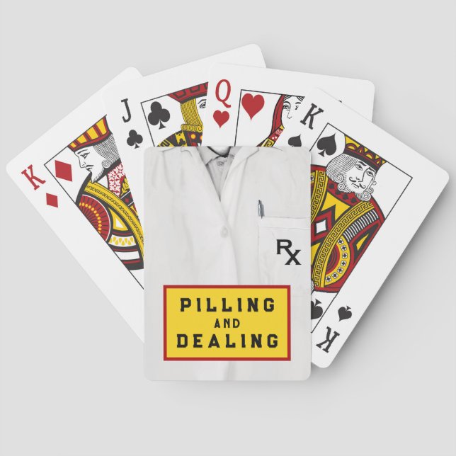 Baraja De Cartas Regalos de Novedad farmacológica (Reverso)