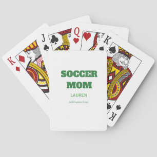BARAJA DE CARTAS REGALOS DEL DÍA DE LA MADRE DE FÚTBOL MADRE SENCIL