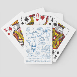 Baraja De Cartas Regalos para damas de honor personalizados con con