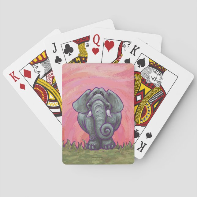 Baraja De Cartas Regalos y Accesorios de Elefante (Reverso)