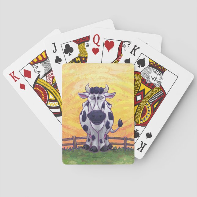 Baraja De Cartas Regalos y accesorios de la vaca (Reverso)