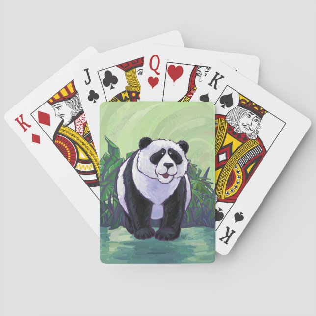 Baraja De Cartas Regalos y accesorios de oso de Panda (Reverso)
