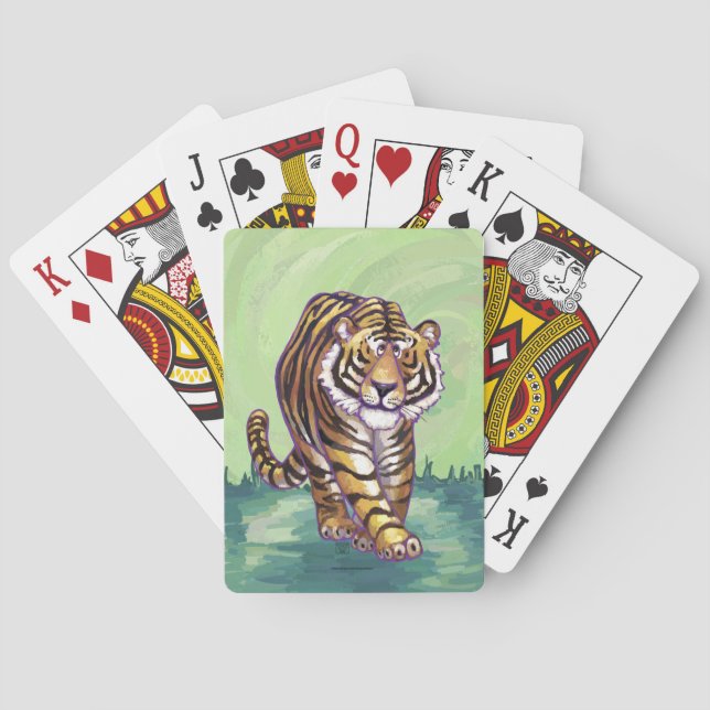Baraja De Cartas Regalos y Accesorios de Tigre (Reverso)