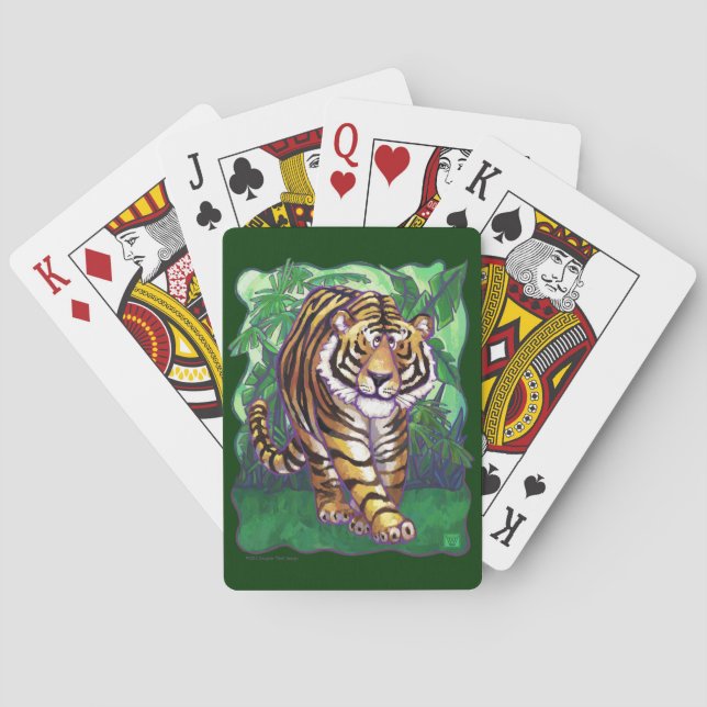 Baraja De Cartas Regalos y accesorios para tigres (Reverso)
