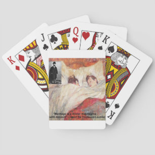 Baraja De Cartas Regalos y camisetas de la cita de matrimonio de To