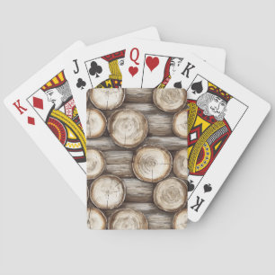 Baraja De Cartas Registros de Navidad de Cabaña de Invierno